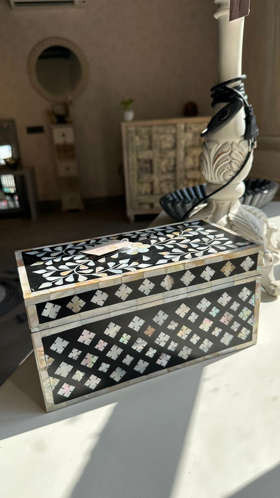 Inlay Jewelry Box | Mother of Pearl