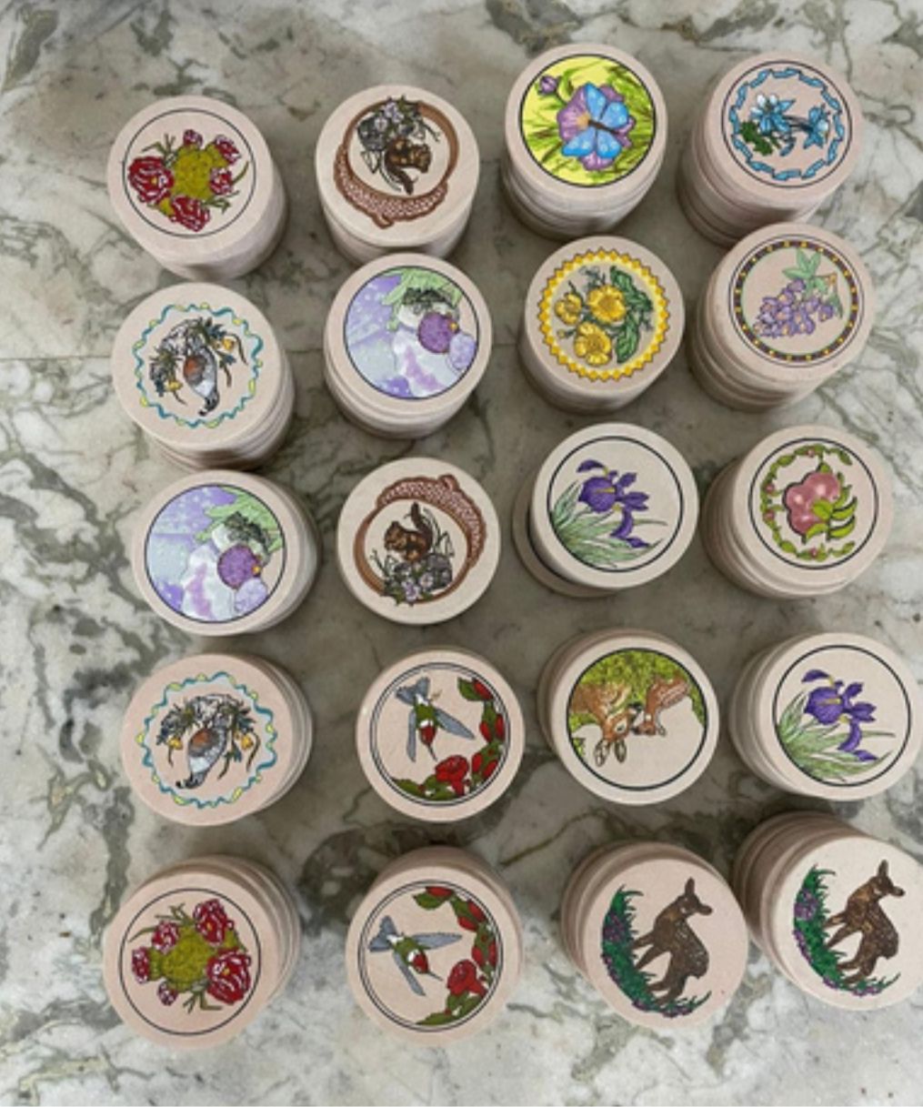 Sandstone Coaster Printed (Assorted) - Set of 6 Coasters