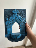 Jharokha Wall Frame | Blue | 12x8x1 Inch