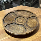 Rotating Wooden Platter | 30x30x6 cm