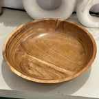 Wooden Acacia Salad Bowl | 27.5x27.5x7cm