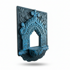Jharokha Wall Frame | Blue | 12x8x1 Inch