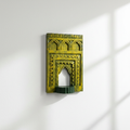 Jharokha Wall Frame | Yellow/Mustard | 12x8x1 Inch
