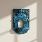Jharokha Wall Frame | Blue | 12x8x1 Inch