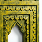 Jharokha Wall Frame | Yellow/Mustard | 12x8x1 Inch
