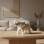 Marble Elephant Gold (Single) | 10x8x4 inch