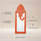 Orange Elephant Mirror | 46x17x3cm