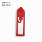 Red Elephant Mirror | 52x14.5x2.5cm