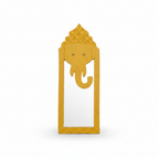 Yellow Elephant Mirror | 46x17x3cm