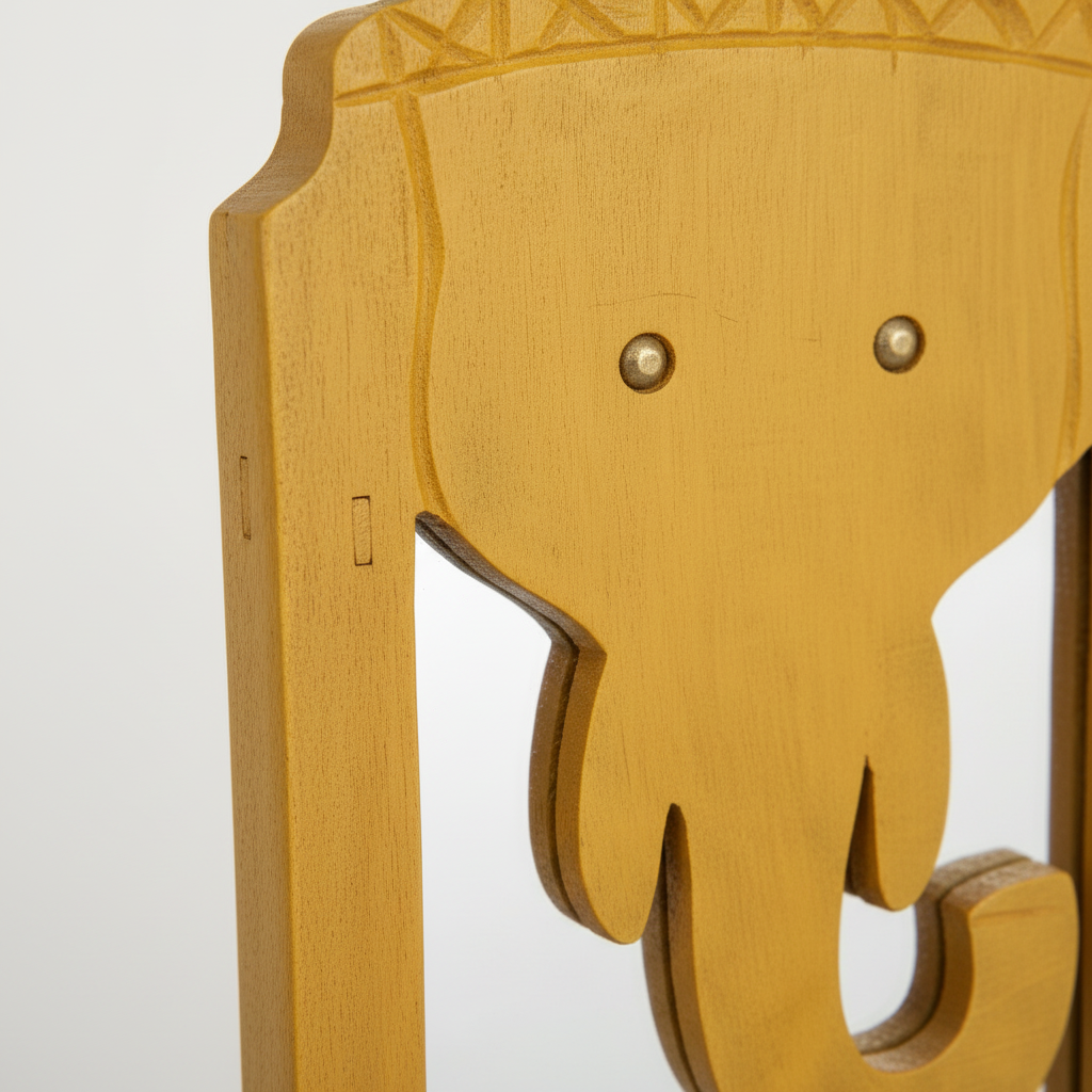 Yellow Elephant Mirror | 46x17x3cm