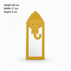 Yellow Elephant Mirror | 46x17x3cm