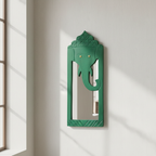 Green Elephant Mirror | 44x16x2.5cm
