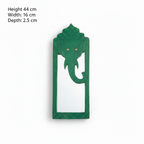 Green Elephant Mirror | 44x16x2.5cm