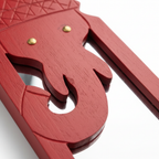 Red Elephant Mirror | 39x14x2.5cm