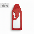 Red Elephant Mirror | 39x14x2.5cm