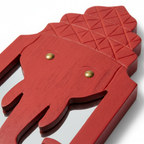 Red Elephant Mirror | 43x17x2.5cm