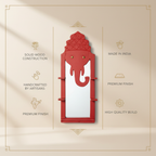 Red Elephant Mirror | 43x17x2.5cm
