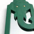 Green Elephant Mirror | 45x14x2.5cm
