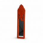 Red Elephant Mirror | 53x12.5x2.5cm