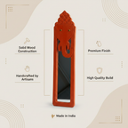 Red Elephant Mirror | 53x12.5x2.5cm