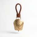 Cow Bell Brass Finish | Nandi Ji motif | 11 inches
