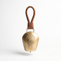 Cow Bell Brass Finish | Buddha motif | 11 inches