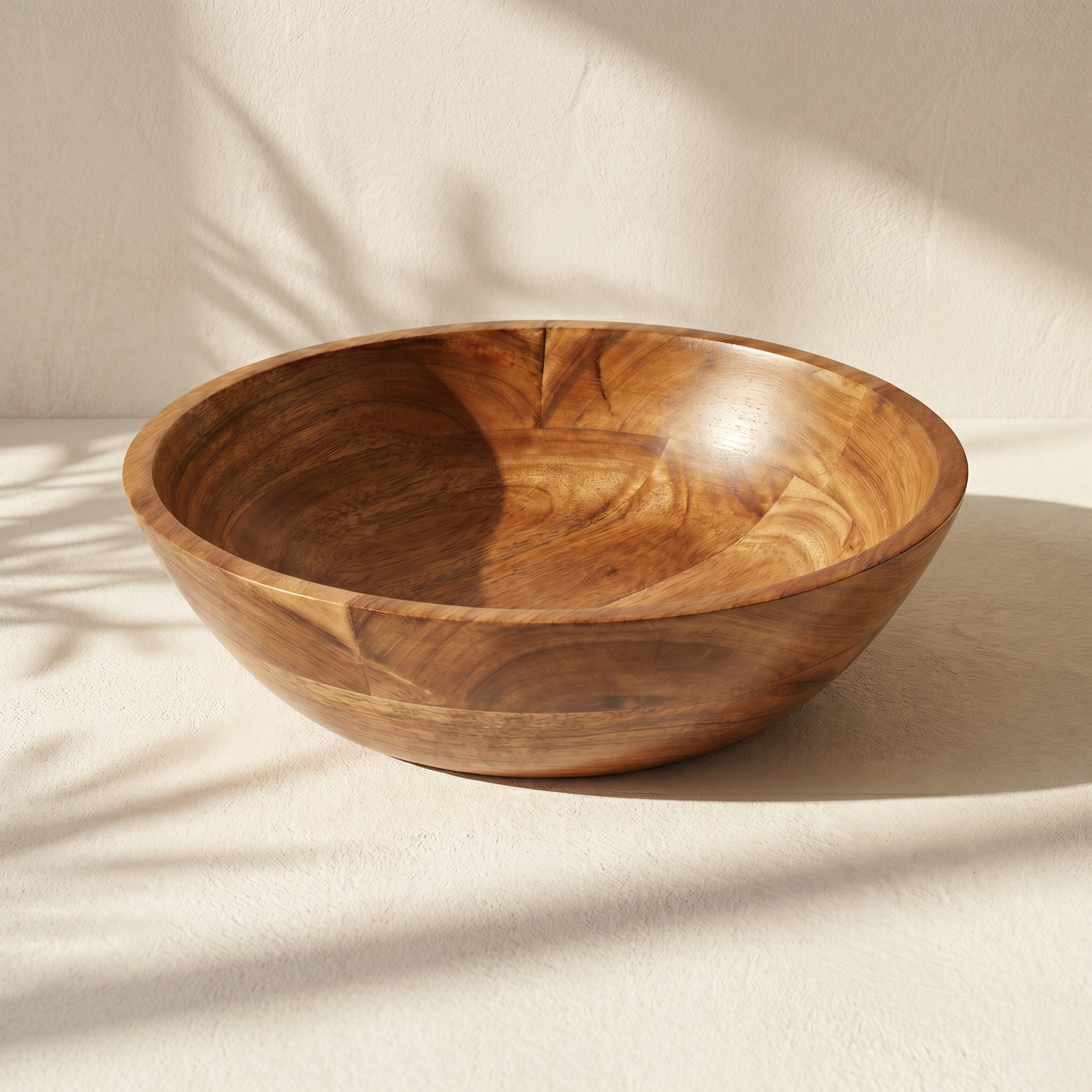 Wooden Acacia Salad Bowl | 27.5x27.5x7cm