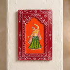 (Set of 3) Wooden Handpainted Frame | Dancing Ladies | 30x20x3cm per frame