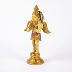 Brass Garuda | White Marble Finish | 11.5 Inch