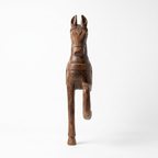 Wooden Horse Wall Hanging Large | Brown/Wood Finish | 23x8x4.5 inch
