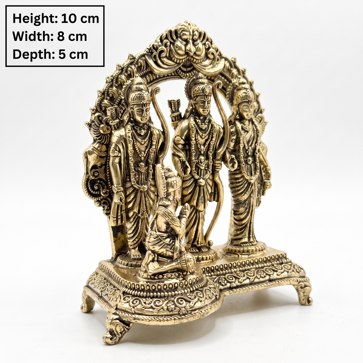 Brass Ram Darbar - Gift Box | Superfine Quality |  10x8x5 cm