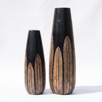 Wooden Vases (Set of 2) | 24 & 18 Inch